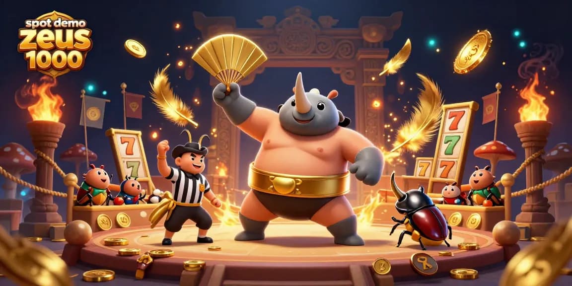 Experience thrilling gameplay in slot demo zeus 1000 with vibrant characters and dynamic casino elements.