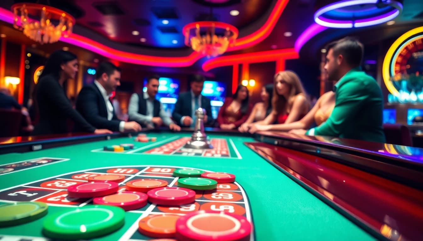 Erleben Sie den neuen casino bonus ohne einzahlung mit aufregendem Spiel am Roulettetisch.