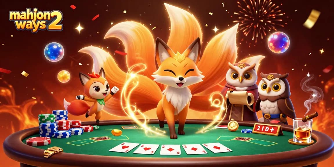 Engage with mahjong ways 2 in an exciting poker scene featuring vibrant characters and rich elements.