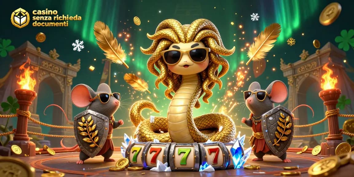 Gioca a giochi emozionanti presso casino senza richiesta documenti con personaggi divertenti, monete d'oro e un'atmosfera dinamica.
