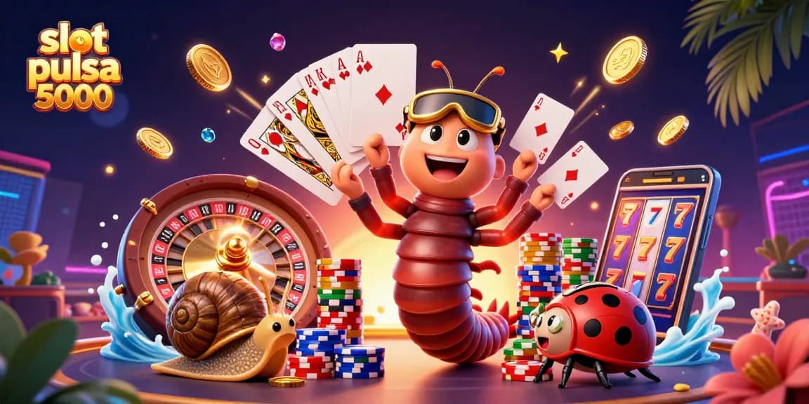 Mainkan slot pulsa 5000 dengan dealer yang mengagumkan dan banyak hadiah berkilau.