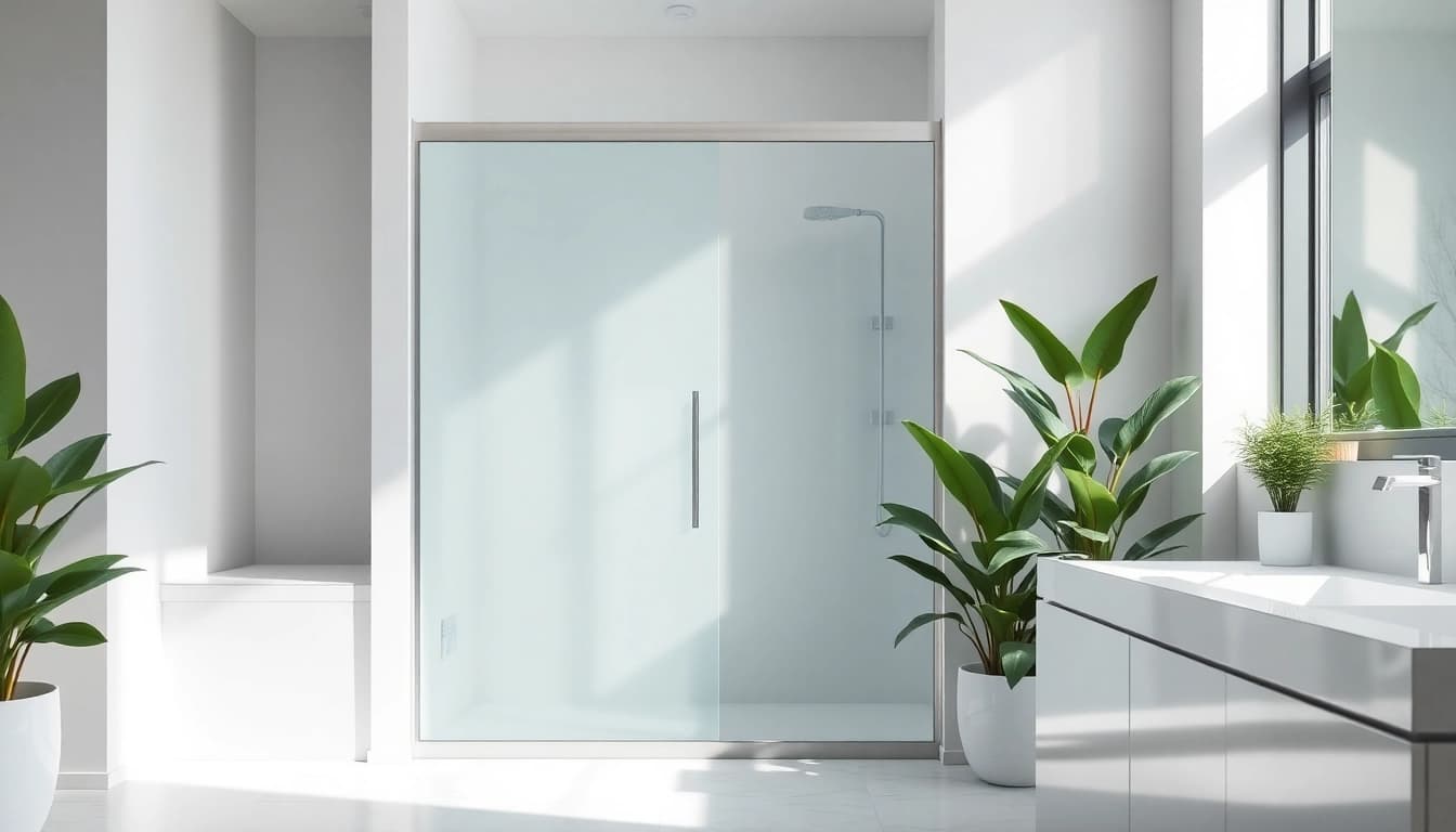 Elevate your bathroom with beautiful glass shower sliding doors that exude elegance and modern style.