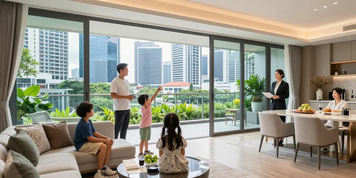 Tanjong Rhu Residences Price showcased through a family tour of luxurious condos with modern skyline views.