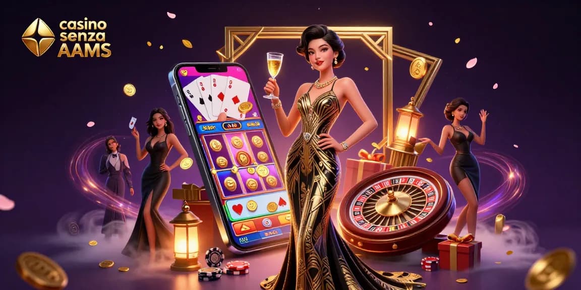 Interagisci con le offerte dei casino senza AAMS mentre vivi un gameplay vivace attraverso elementi dinamici del casinò.