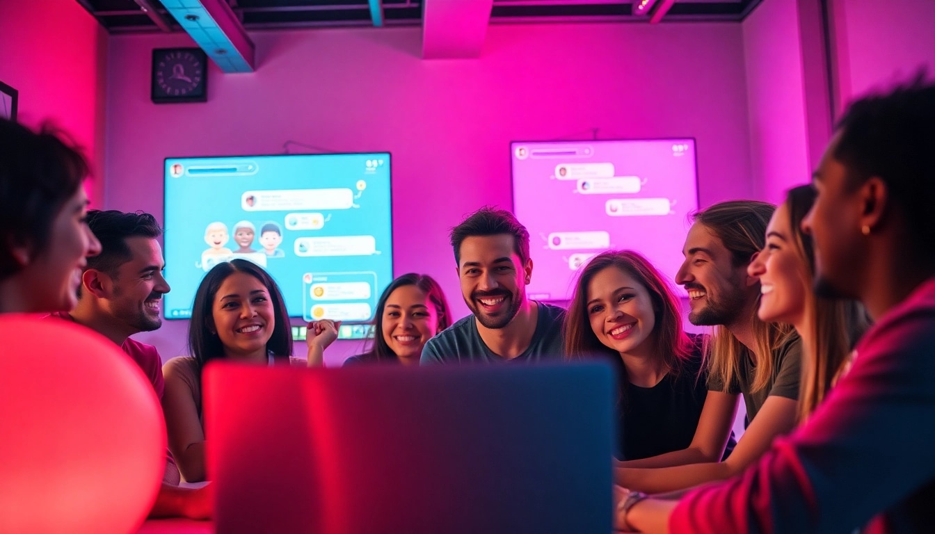 Engaging diversity in sex chat conversations in a vibrant online chat room.