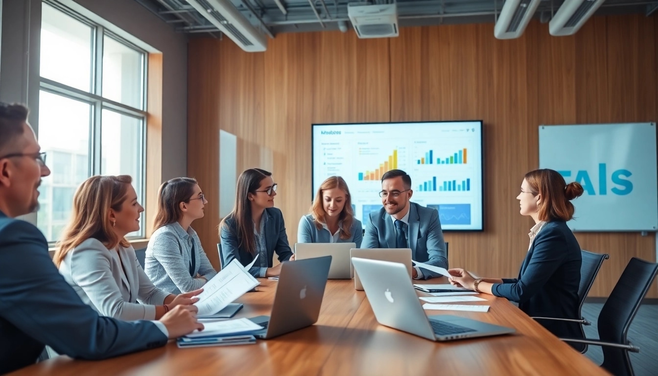 Collaborative team discussing competitor pricing strategy in a modern office setting