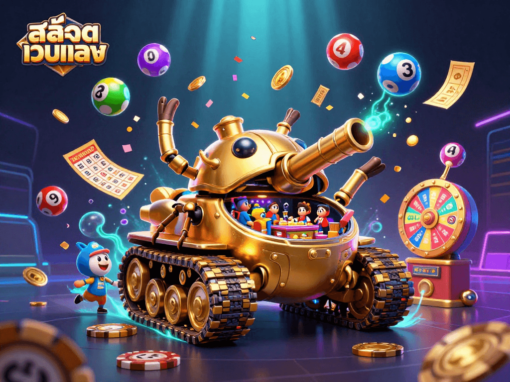 Engage with สล็อตเว็บตรง through an exciting 3D illustration of a casino adventure.