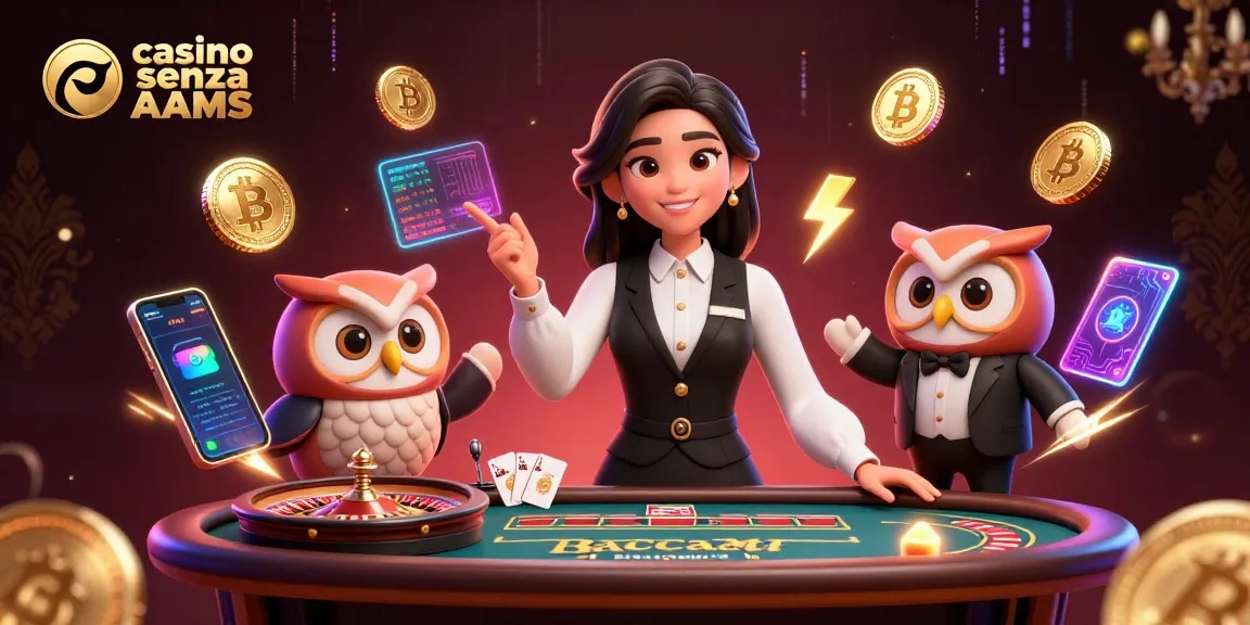 Scopri l'emozione dei casino senza AAMS con dealer professionisti e elementi di gioco vibranti.