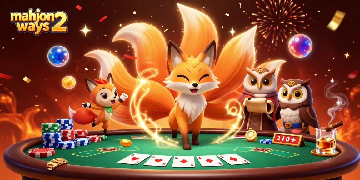 Engage with mahjong ways 2 in an exciting poker scene featuring vibrant characters and rich elements.