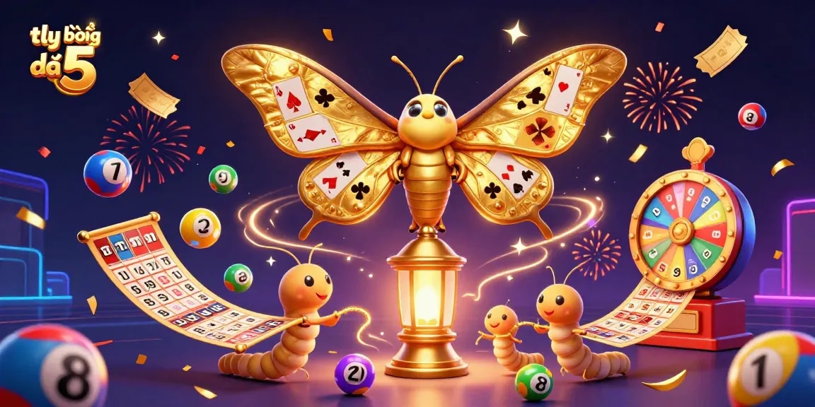 Experience the excitement of tỷ lệ bóng đá 5 with vibrant casino elements and engaging characters in action.