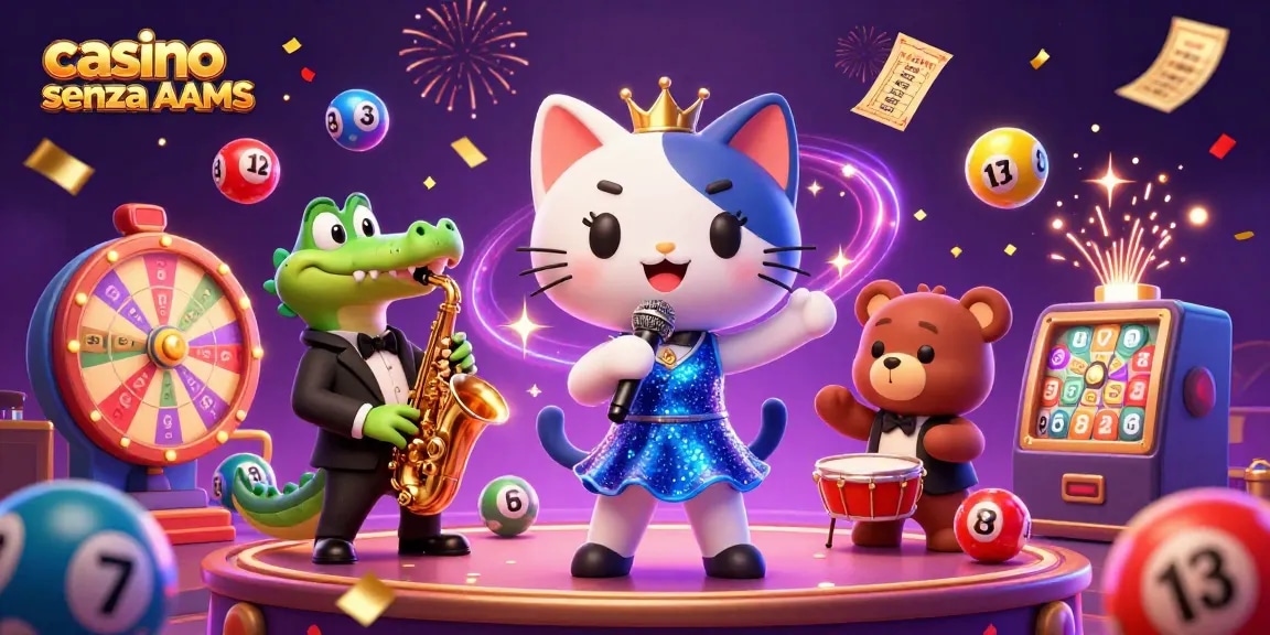 Vivi l'emozione del casino senza AAMS con personaggi vivaci ed elementi di gioco dinamici.