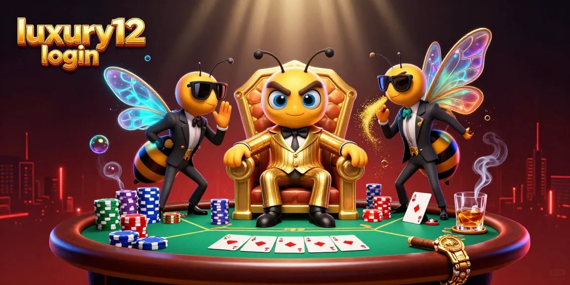 Engage with luxury12 login to explore vibrant poker dynamics with a buzzing mob boss.