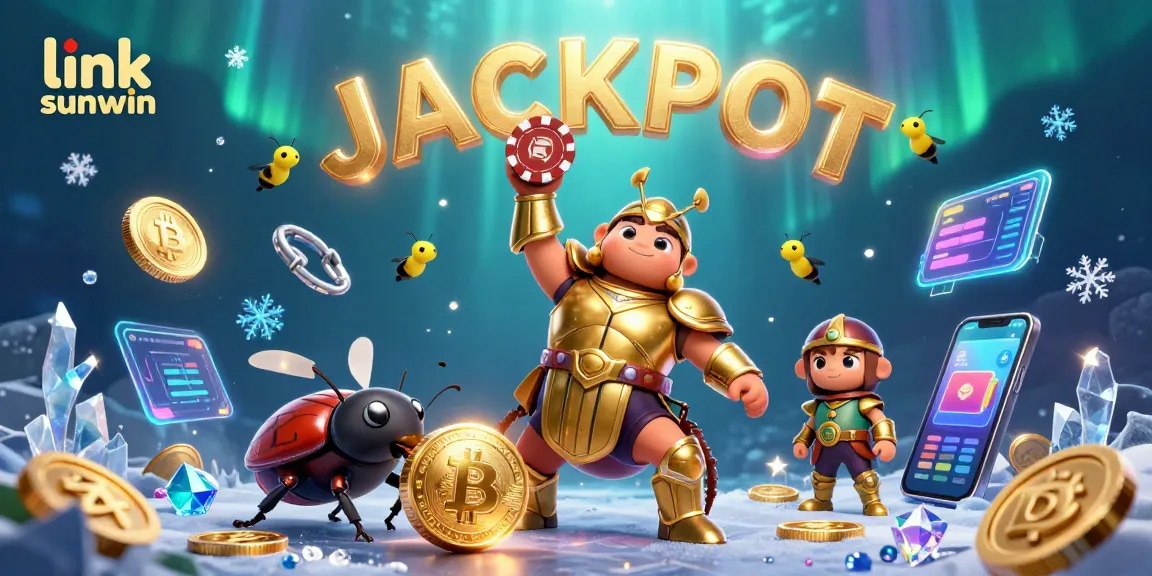 Experience thrilling wins at link sunwin with 3D beetles celebrating jackpot victories
