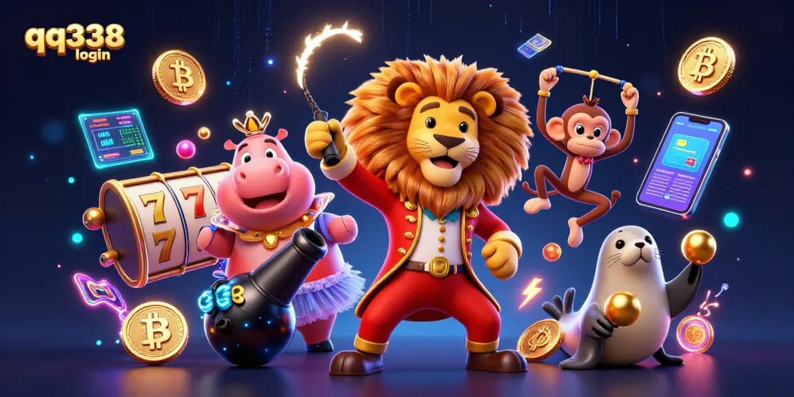 Play with qq338 login while enjoying thrilling casino elements in a vibrant 3D scene