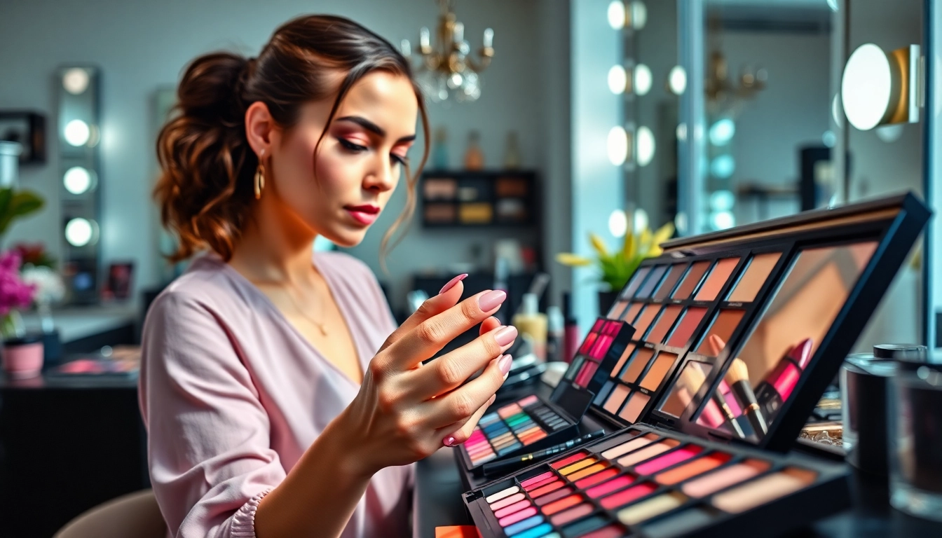 Enhance your beauty selection with makeup wholesale curated in a vibrant studio setting.