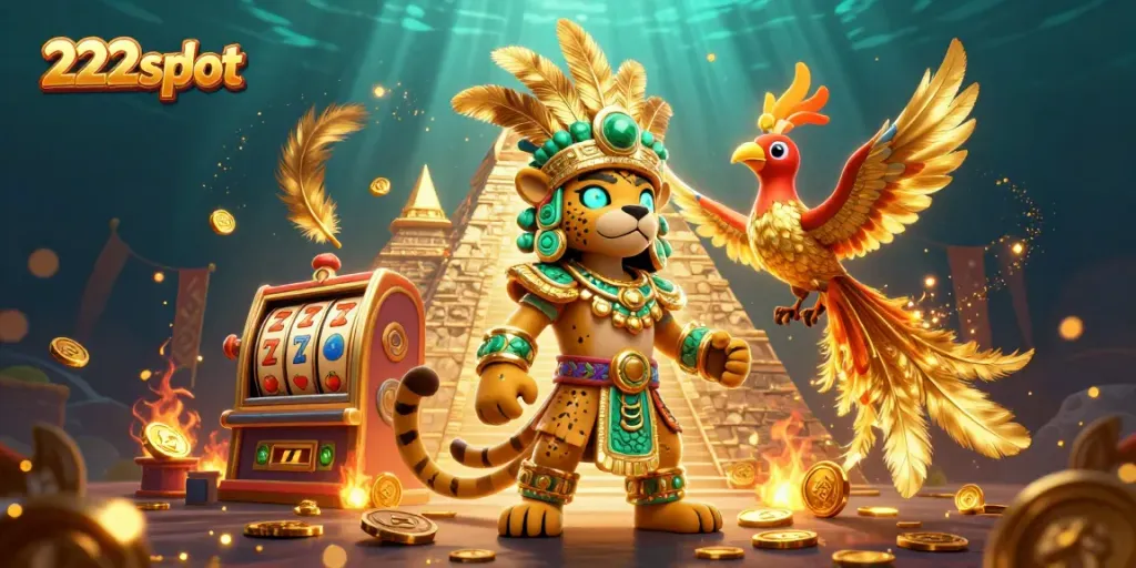 Menang besar di 222slot dengan jaguar Mayan dan simbol slot yang bersinar