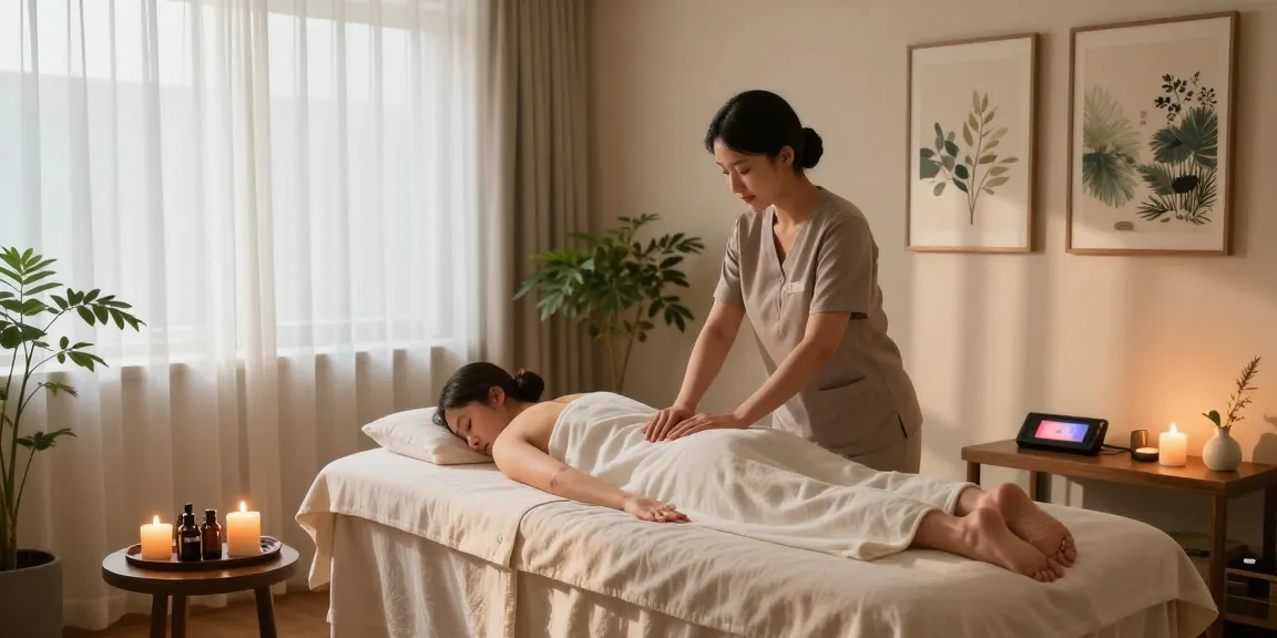 Charming spa interior featuring makangs.com/region/국내/서울-/마사지-스웨디시 with relaxing elements for a soothing massage experience.