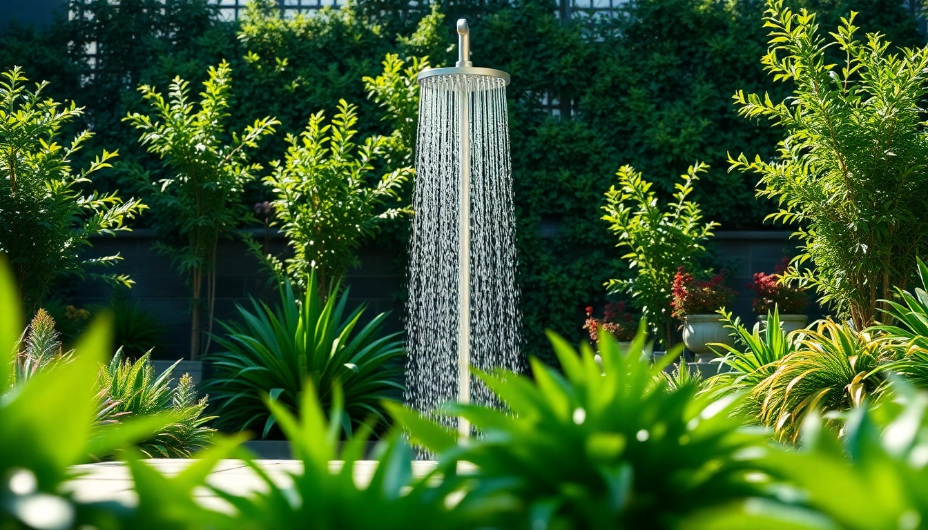 Enhance outdoor experiences with sunny shower usa inc's stylish designs in serene settings.
