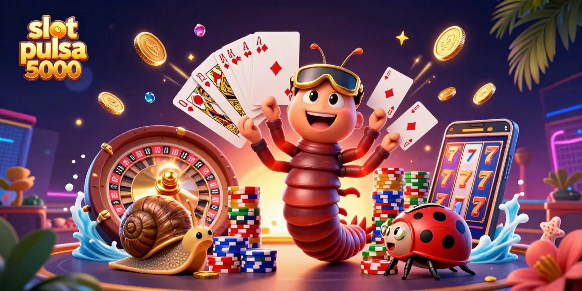 Mainkan slot pulsa 5000 dengan dealer yang mengagumkan dan banyak hadiah berkilau.