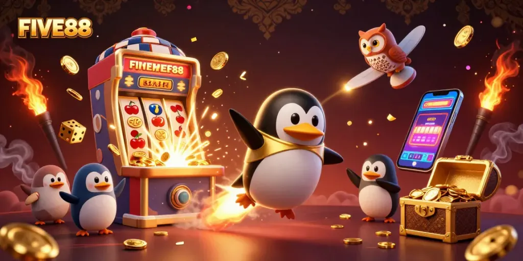 Experience the thrill of winning at FIVE88 with a vibrant cosmic casino adventure!
