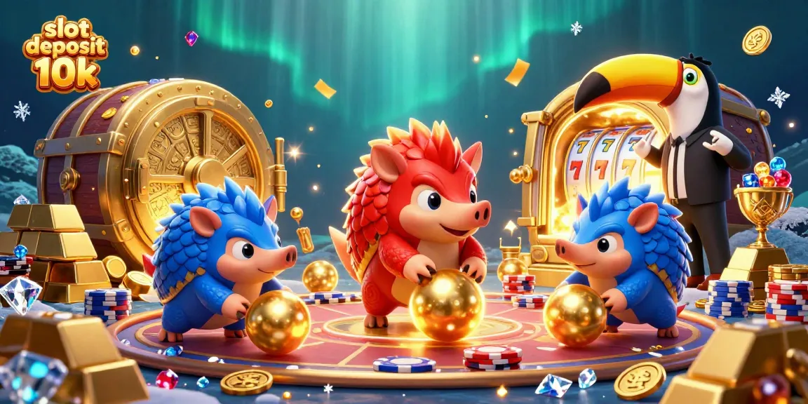 Mainkan slot deposit 10k dan raih jackpot besar sambil bersenang-senang dengan uang logam dan permainan!