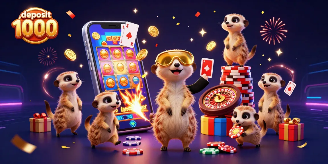 Mengelola kasino dengan deposit 1000 bersama meerkat yang cerdas dan bersemangat.