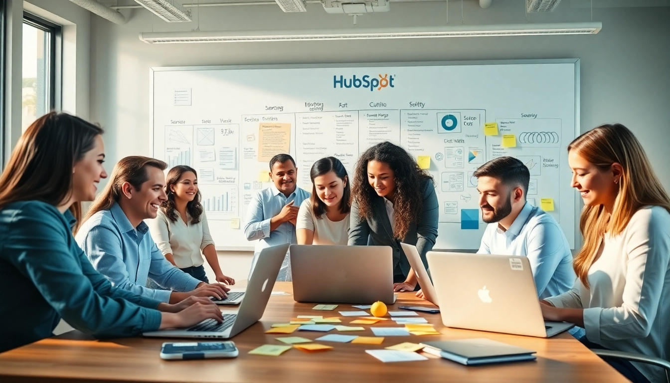 Boost your marketing with hubspot free solutions in a collaborative workspace setting.