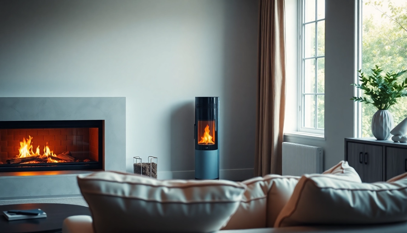 Futuristic sonni Heizkörper in a cozy living room setting with elegant decor.