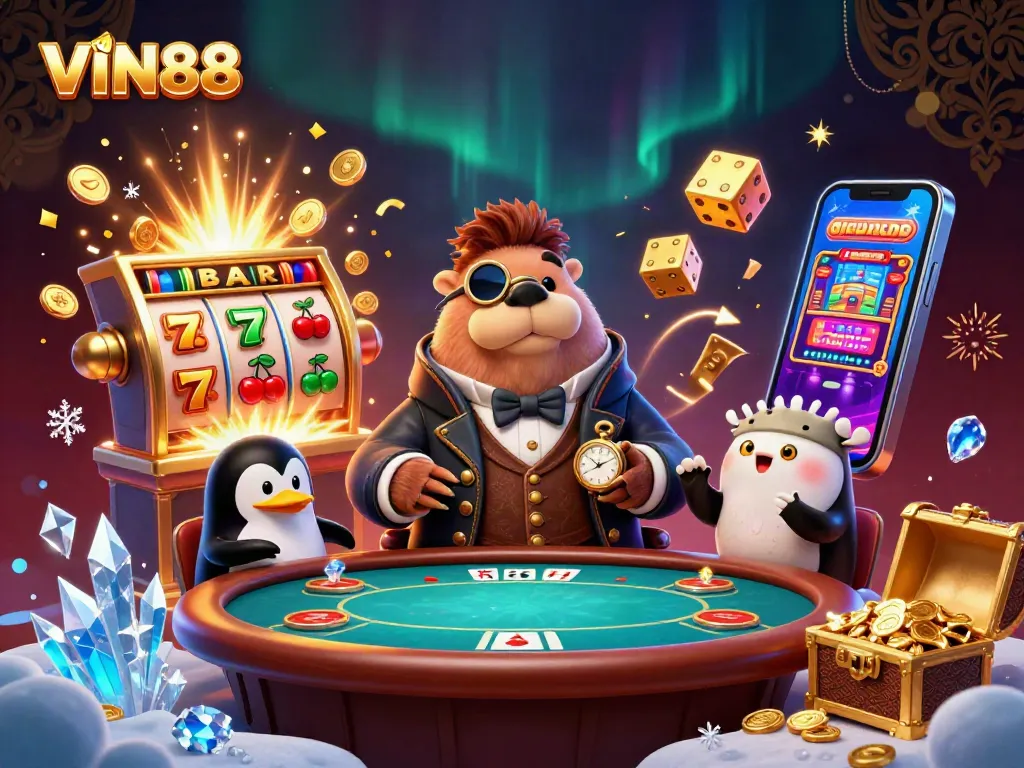 Experience the excitement of VIN88 online casino with a vibrant gaming scene.
