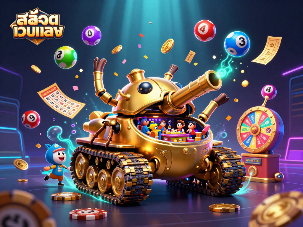 Engage with สล็อตเว็บตรง through an exciting 3D illustration of a casino adventure.