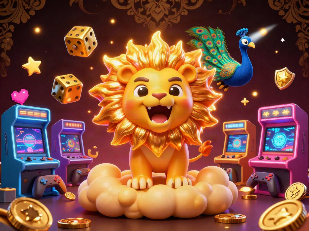 Experience thrilling gameplay at b52club with a vibrant 3D scene of casino excitement featuring glowing game elements and iconic characters.