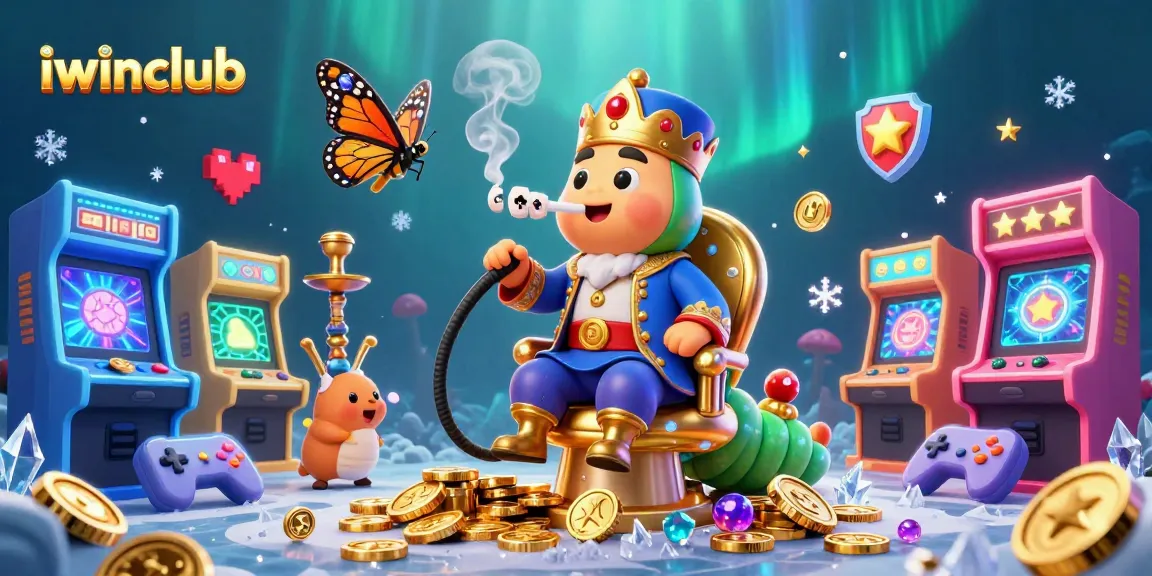 Join the gaming fun at iwinclub with vibrant characters and captivating action in a dazzling casino scene.