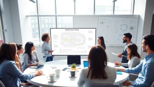 Develop a disaster recovery planning strategy with a diverse team in action.