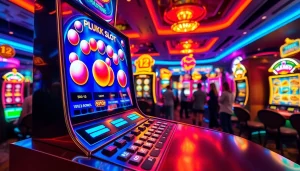 Nikmati permainan plink slot yang penuh warna dan energi, dengan mesin slot canggih dan suasana kasino yang menarik.