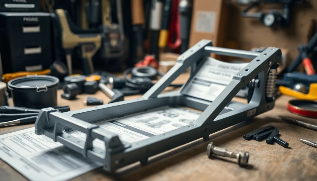 Detailing the assembly of a p80 pf940v2 frame kit with high-quality tools.