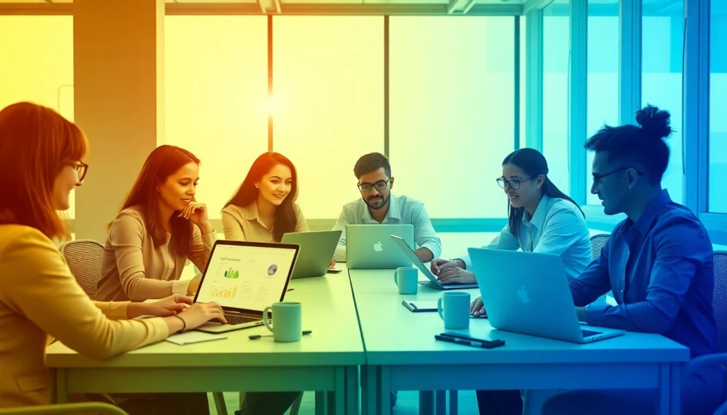 多元专业人士共同协作的工作空间，使用WPS下载进行文档编辑