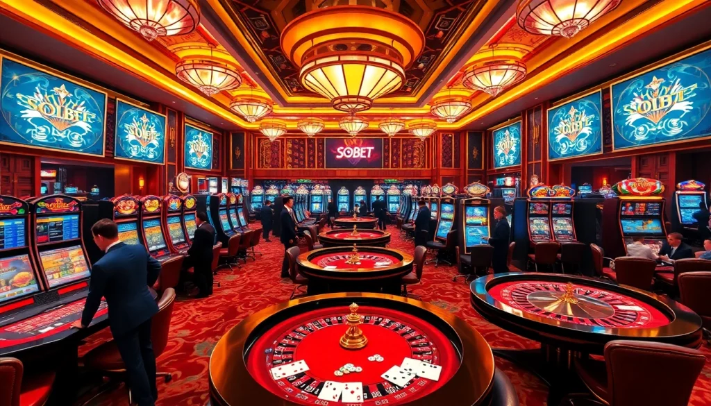 Experience the thrilling atmosphere at https://soibet.vision/ with vibrant gaming tables and dedicated dealers.